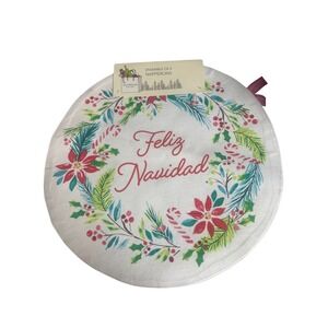 Isaac Mizrahi Feliz Navidad Placemats Set of 4 Holiday‎ Christmas Decor
